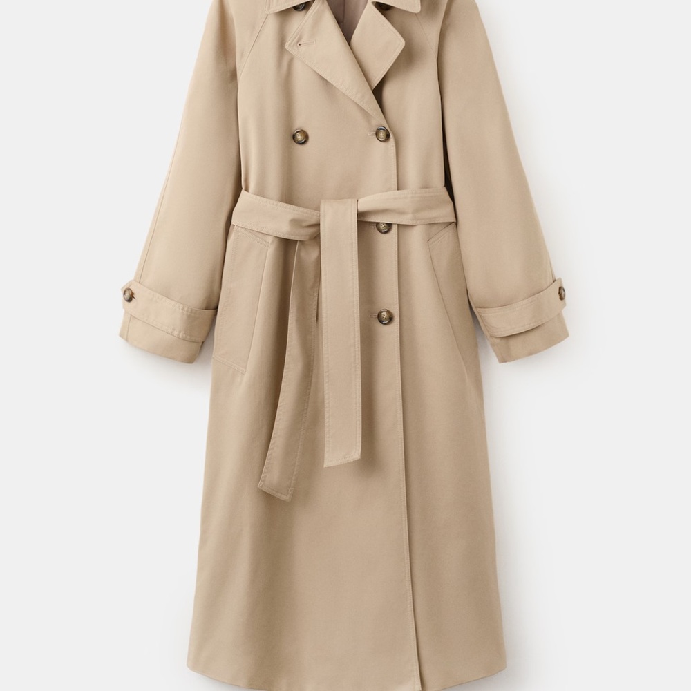 Mango Classic Tan Trench Coat